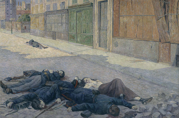 La répression de la Commune en mai 1871, vue par le peintre Maximilien Luce. 1773Commune